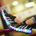 thumbnail image 4 of Zapatos para niños con ruedas, patines brillantes con luz LED, regalos para niños y niñas, el mejor regalo para fiestas, cumpleaños y Navidad, 4 of 5