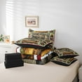 thumbnail image 4 of Erosebridal Aztec Geomrtry Bed in a Bag Queen size,Jungle Elk Bedding Queen Size,Animal Bedroom Decor,Reversible,Ultra Soft,7-Piece, 4 of 5