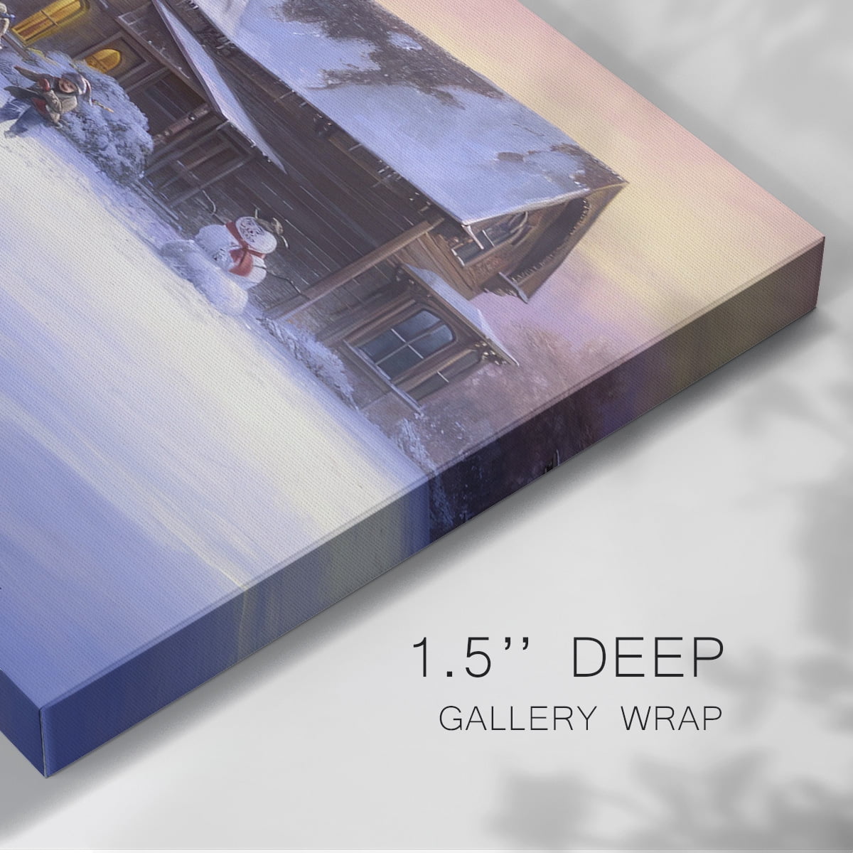 The Day Daddy Brought Home the Tree- Gallery Wrapped Canvas