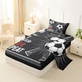 thumbnail image 2 of Erosebridal Football Ball Games Twin Sheet Sets,Soccer Sport Themed Bedding For Kids Boys 3-Piece, 2 of 6