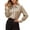 Z2-Khaki, variant on Aihuaihua Women's Tie Neck Elegant Blouse Dressy Casual Collared Long Sleeve Work Top Lightweight Business Office Shirts Khaki M