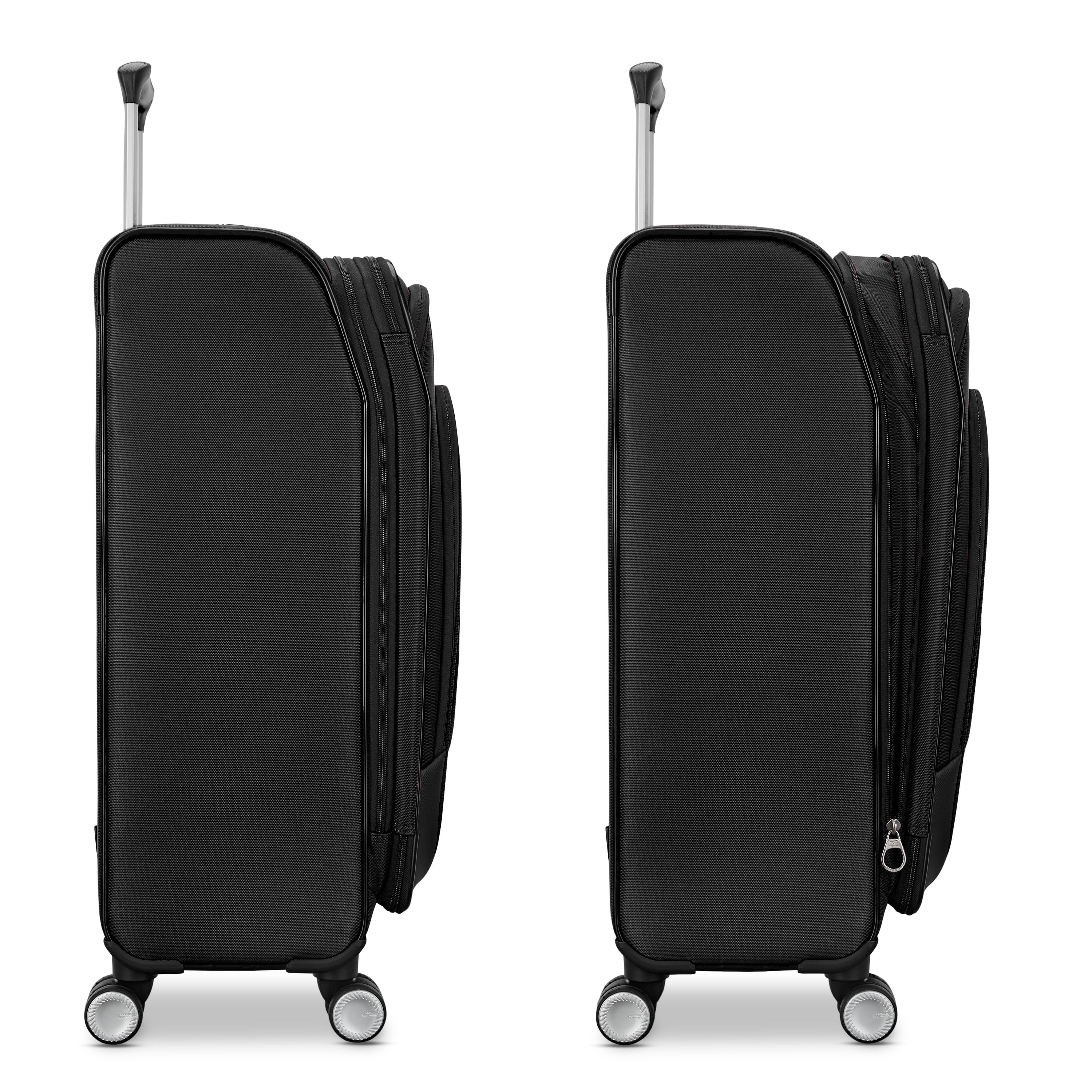American Tourister 4 Kix 3.0 Softside Medium Checked Spinner Suitcase - Black