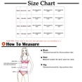 thumbnail image 3 of Conjunto de bikini dividido con estampado de contraste de pecho alto sexy para mujer Conjuntos de traje de baño de dos piezas Fridja nalpqowj58709, 3 of 3