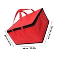 thumbnail image 2 of HONITANO Insulated Lunch Box Bag Red Thermal Aluminum Foil for Freshness and Heat Retention, 2 of 6