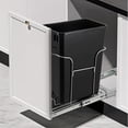 thumbnail image 1 of Qinaqin Stainless Steel Slide Out Garbage Can Estante para 30L Trash Pull Under Gabinete Sink (NO Can), 1 of 7