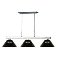 thumbnail image 1 of Z-Lite Players 3 Light Billiard Light in Brushed Nickel and Smoke, 1 of 1
