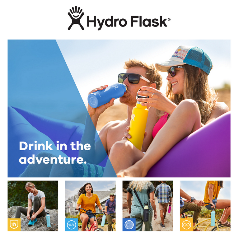 Hydro Flask 24 Oz Indigo Water Bottle - S24SX464
