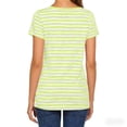 thumbnail image 4 of LIaqionyy Womens Striped Tops Short Sleeve Crew Neck Casual T Shirts Vacation Outfits Fashion Comfortable Tees, 4 of 6