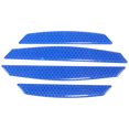 thumbnail image 1 of 4pcs Car Vehicle Side Door Handle Bumper Edge Cover Protection Reflective Strips Guards Trim Stickers Decals Blue, 1 of 1