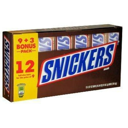 snickers chocolate candy bars milk count walmart amazon