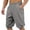 Dark Gray, variant on Men’s Pirate Shorts Medieval Viking Navigator Renaissance Banded Pants Gothic Linen Costume Shorts Navy L