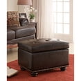 thumbnail image 3 of Designs4Comfort 5th Avenue Storage Ottoman, Espresso, 3 of 3