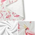 thumbnail image 4 of Flamingo Blanket 50"x60" Pink Flamingo Gifts for Women Cute Flamingo and Tropical Throw Blanlet Lightweight Blanket for Home Living Room Bed Sofa, 4 of 6