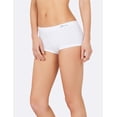 thumbnail image 6 of Boody Organic Bamboo Ecowear Women Boyleg Briefs, White, x-Small - 2 Pack, 6 of 7