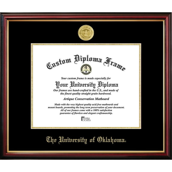 Oklahoma Petite Diploma Frame