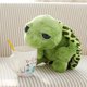 thumbnail image 2 of Muñeco de peluche de tortuga de ojos grandes y verde suave de 20 cm, juguete para bebés y niños, 2 of 6