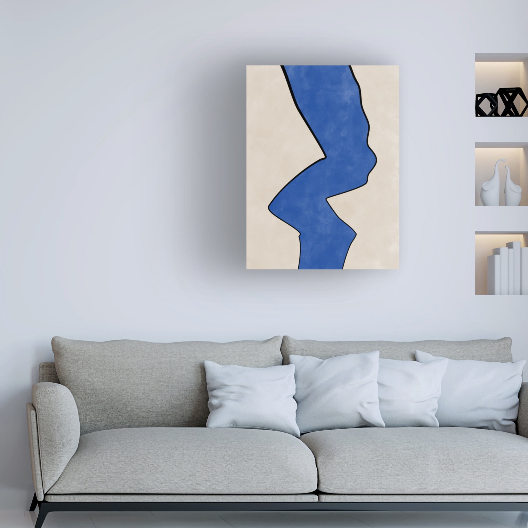 Trademark Fine Art Elena Ristova  Indigo8 Canvas Wall Art