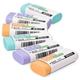 thumbnail image 2 of Gomas de borrar Muxdilu, paquete de 6 colores brillantes, 2 of 7