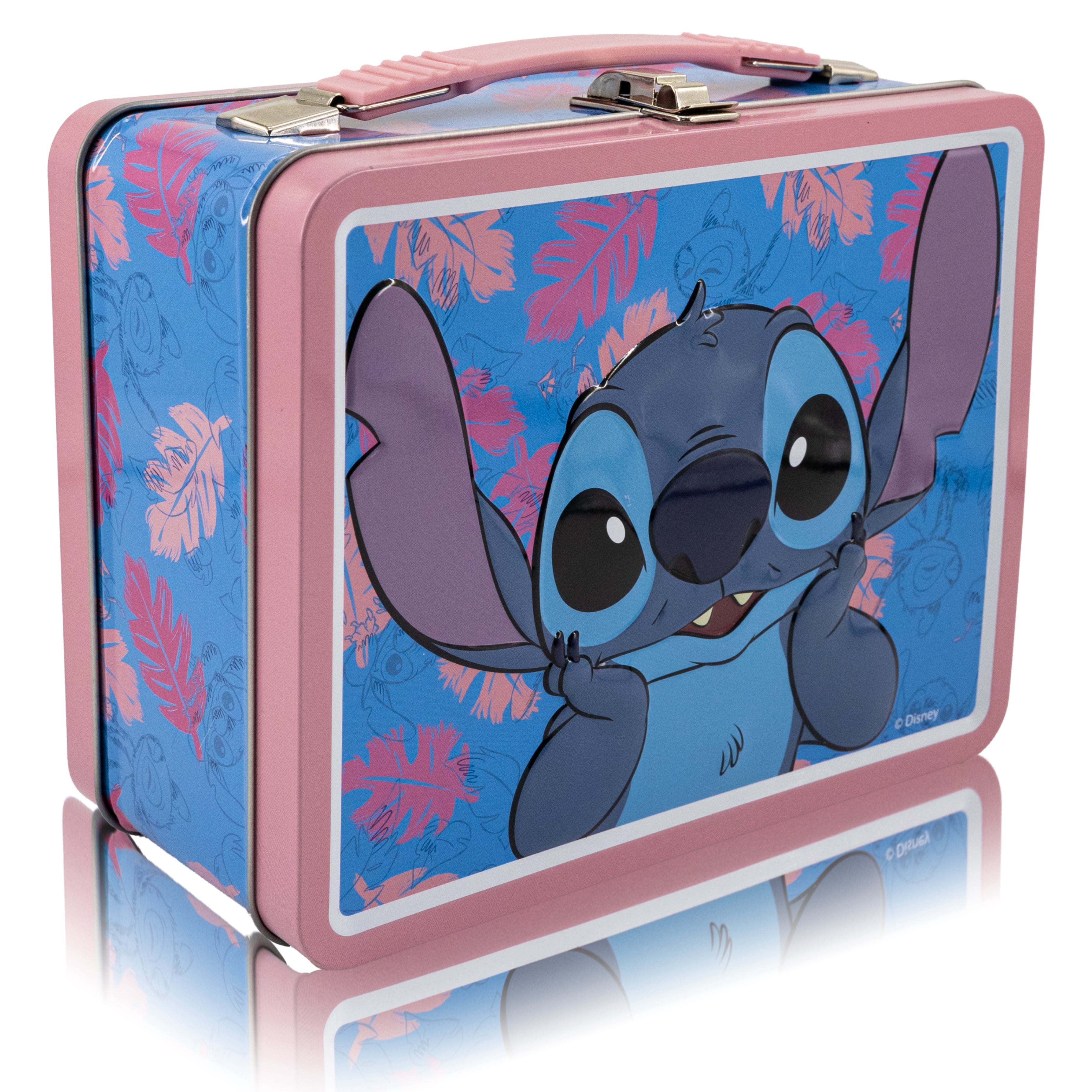 Disney Stitch Lunch Box for Kids | Stitch Tin Lunchbag for Boys, Girls, Unisex | Tin Lunchbox Storage, Toddler Snack Box, Bookbag Accessory | Ages 3+