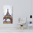thumbnail image 2 of Abstract paint splash eiffel tower - 24"x48" canvas - Print on demand, 2 of 5