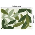 thumbnail image 6 of Unique Bargains Bathroom Rugs Soft Plush Fluffy Non-Slip Printing Quick Dry Bath Rugs Leaf-1 18"x26", 6 of 7
