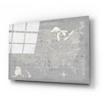 thumbnail image 2 of Epic Art 'Hand Lettered USA Map Gray' by Michael Mullan, Acrylic Glass Wall Art, 24"x16", 2 of 8