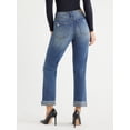 thumbnail image 5 of Sofia Jeans Women's Beatrix Slouchy Boyfriend Mid Rise Distressed Jeans, 27" Inseam, Sizes 0-18, 5 of 10