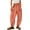 Orange, variant on ManxiVoo Women Casual Wide Leg Pants with Pockets Soft Lounge Drawstring Trousers for Daily Use L Size Beige