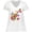 AA-White, variant on Inktastic Acoustic Guitar with Colorful Flowers Women's Plus Size V-Neck T-Shirt