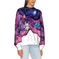 thumbnail image 1 of Chándal con gráfico de cielo estrellado para mujer, sudaderas con capucha para pareja, ropa de calle japonesa Y2K, otoño, 1 of 4