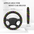 thumbnail image 5 of Fotbe Mardi Gras1 Steering Wheel Cover Universal 15 in Car Accessories for Men Women,Steering Wheel Protector Comfortable Protective Case for SUV Sedan Decor, 5 of 8