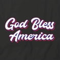 thumbnail image 2 of God Bless America T-Shirt | Patriotic American Black Tee Gift, 2 of 5