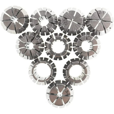 

PET-U 10-Pack ER16 Spring Collet Set 1-10mm CNC Super Precision Milling Tool