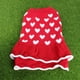 thumbnail image 5 of Corazón de perro Falda de Navidad Adorable Año Nuevo Mascota ropa de perro Suéter para perros Suministros para mascotas (Tamaño), 5 of 5
