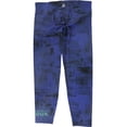 thumbnail image 2 of Reebok Pantalon de Yoga à Imprimé Intégral MYT pour Femmes, Bleu, Très Très Petit, 2 of 2