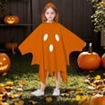 thumbnail image 2 of Halloween Kids Unisex Ghost Hooded Cloak Halloween Party Outfit Boys 4-12 Years, 2 of 6