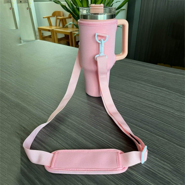 Cup Holder With Strap For 40oz Cup, Water Bottle Holder With Strap