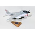 thumbnail image 2 of VA-176 Thunderbolts A-6 (1976) Intruder Model, 1/36th Scale, Mahogany, Navy, 2 of 8