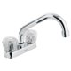thumbnail image 1 of Mezcladora p/lavabo,manerales acrilico,cuello tubular,Basic Foset. 47685, 1 of 2