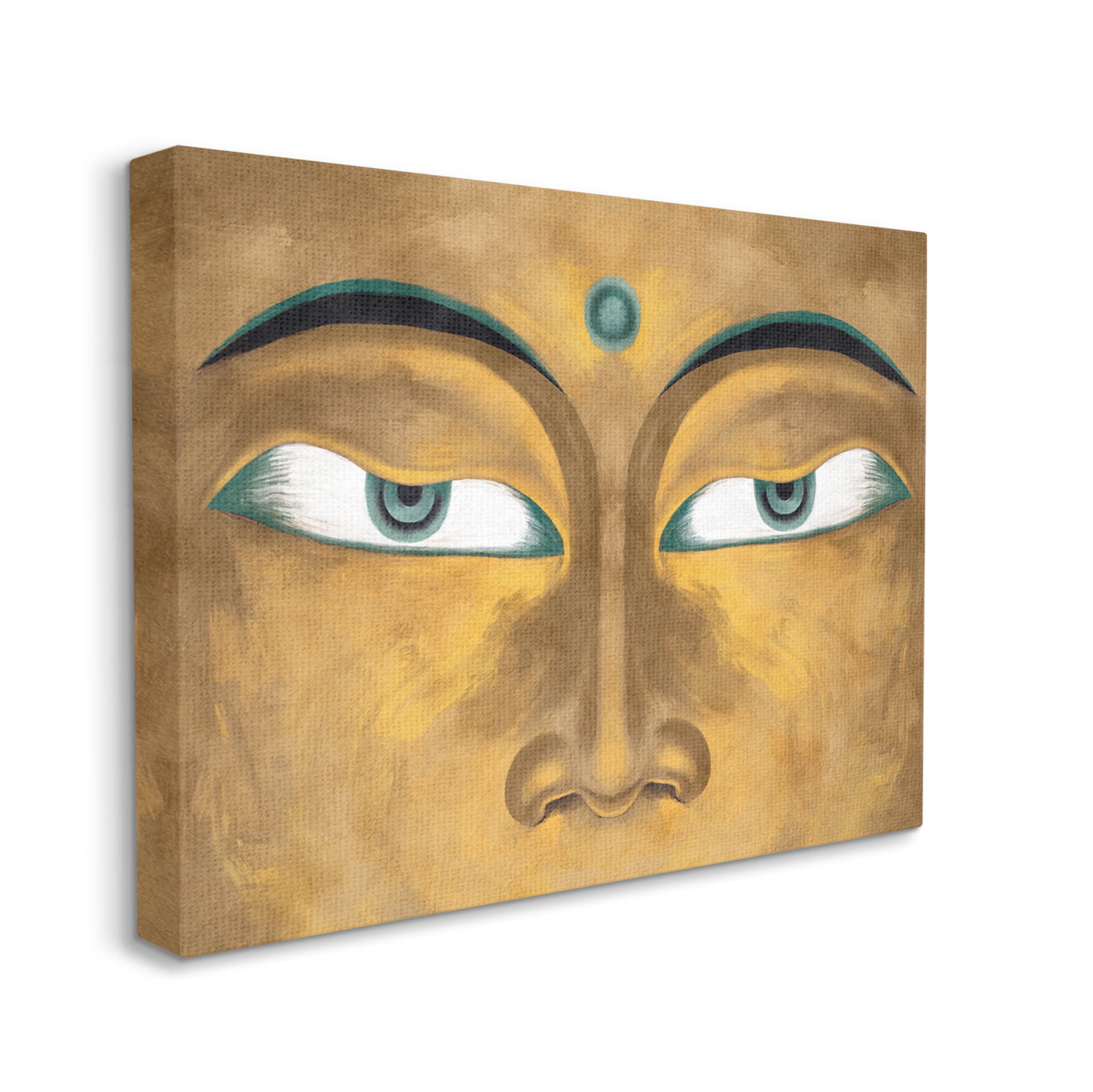 Stupell Industries Indian Bindi Close Up Portrait Graphic Art Gallery Wrapped Canvas Print Wall Art, Design by Lil' Rue