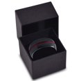 thumbnail image 3 of Tungsten Wedding Band Ring 10mm for Men Women Red Black Domed Brushed Polished Center Line Lifetime Guarantee, 3 of 4