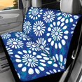 thumbnail image 2 of FUIALDOLG Blue White Daisy Non-Slip Replacement Seat Protectors Set of 2, Waterproof All Weather Car Back Seat Cover for Auto Car Interior, 2 of 4