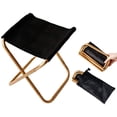 thumbnail image 1 of Chaise Pliante Portable Mini Dorée avec Sac Tabouret Pliant Compact Ultraléger en Aluminium avec Sac de Transport pour Jardin, Plage, Pêche, Randonnée, Camping, Pique-Nique Voyage, 1 of 1