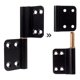 thumbnail image 3 of RENACLIPY 4Ud Bisagras De Metal Para Puertas Interiores Y Exteriores En Negro De Alto Rendimiento, 3 of 6
