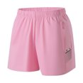 thumbnail image 2 of JSheng Women's Casual Sports Shorts Women's Solid Color Large Size Shorts Thin Casual Loose Home Pants Sporty And Wearable Sports Shorts Pink XL, 2 of 4