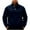Navy, variant on gbyLJF Mens Stand Up Collar Sweaters Fleece Solid Color Button Collar Pullover Sweatshirts Warm Winter Long Sleeve Hoodless Tops with Pocket