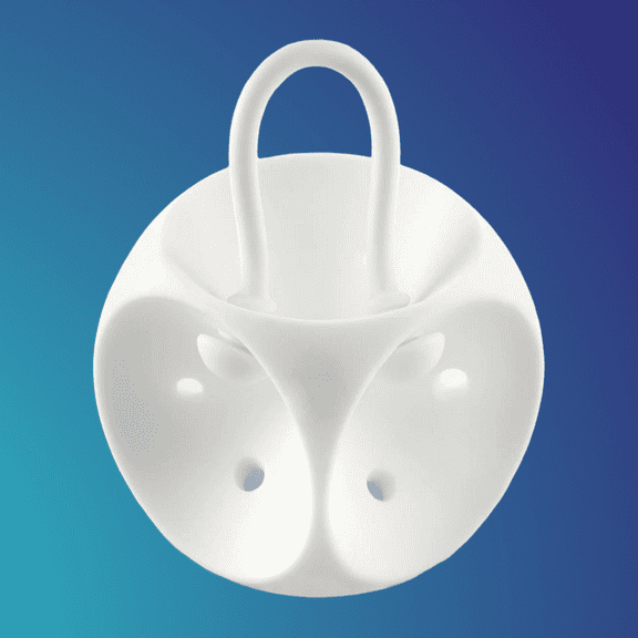 Pessary Cube with Drainage Holes Size 7 Silicone (2.20")