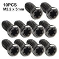 thumbnail image 2 of 10pcs Torx Screws For Lathe Tools With Carbide Inserts M2 M2.5 M3 M3.5 M5 Replacement Household Office CNC Lathe Tools Parts, 2 of 5