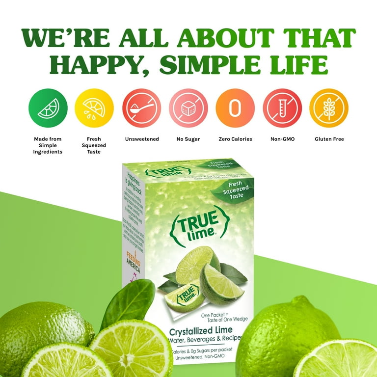 True Lime 50ct, Flavor Concentrated, Sugar-Free Drink Packets