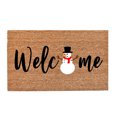 thumbnail image 2 of Tmvgtek Felpudo Navideño - Gnome Dwarf Santa Snowman Greeting Welcome Carpet (5) Tmvgtek Para estrenar, 2 of 8
